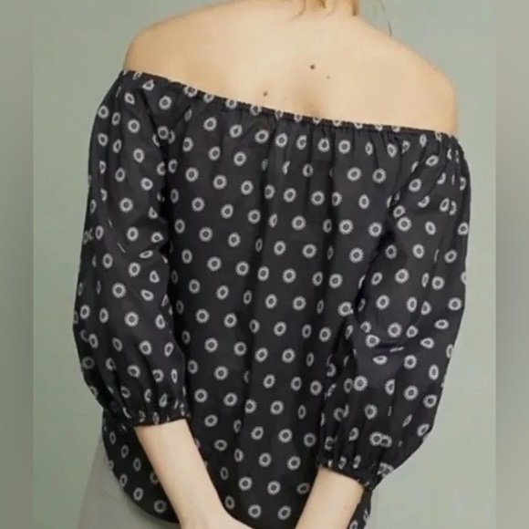 Anthropologie Maeve Maiden Off-The-Shoulder Blouse - Picture 15 of 15